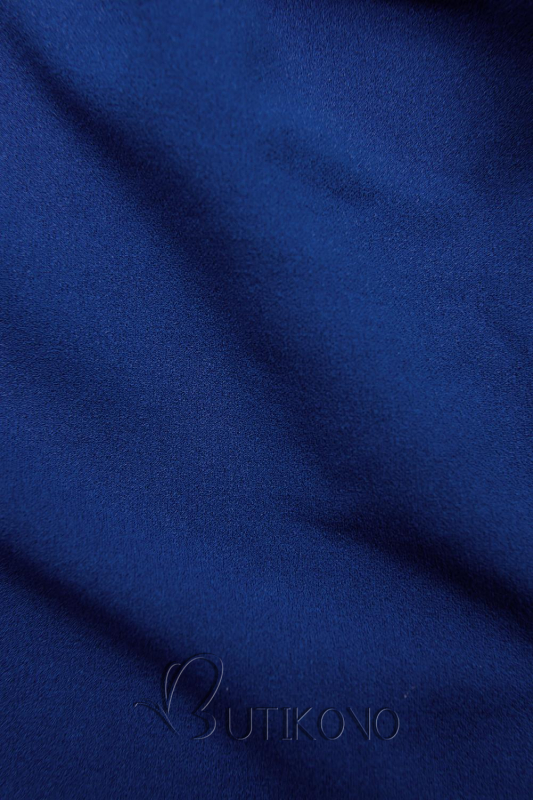Kobaltově modré košilové šaty