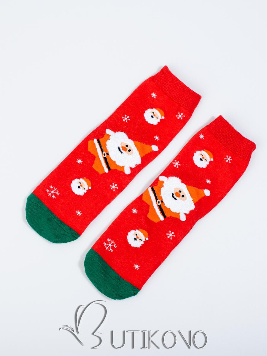 Vánoční ponožky v bombuli - 2 páry