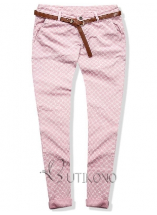 Růžové kalhoty 102-10