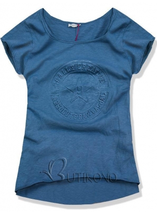 Tmavě modré tričko 1657-2