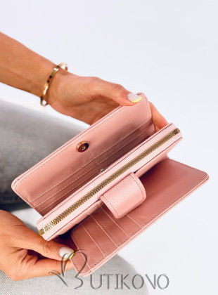 Dámská peněženka BELLA světle růžová