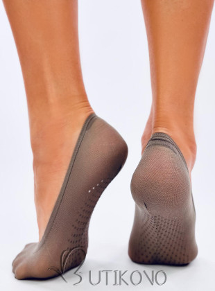 Ponožky do balerín šedé