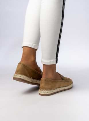 Dámské mokasíny TESSA camel hnědé