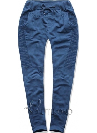 Jeans modré bavlněné kalhoty