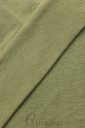 Zelené ležérní teplákové šaty