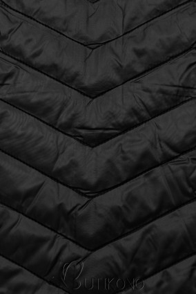 Lehká přechodná bunda černá