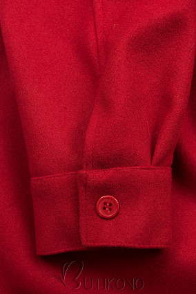Červený lehký plášť