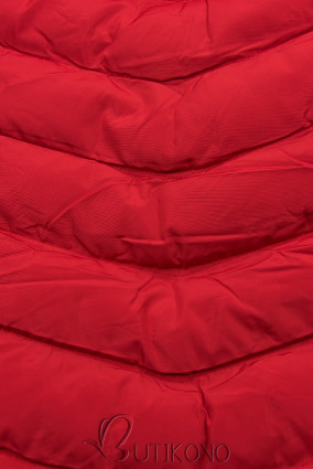 Červená bunda na období podzim/zima