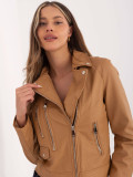 Camel dámská koženková bunda