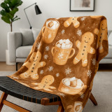 Měkká plyšová XL deka Perníček