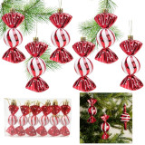 Vánoční ozdoby - bonbony 6 ks