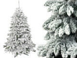 Umělý zasněžený stromek Smrk 150 cm