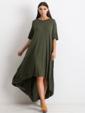 Khaki oversized šaty