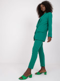 Elegantní zelené sako s dlouhým rukávem