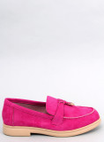 Fuchsiové semišové mokasíny Olivia