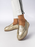 Dámské mokasíny TESSA zlaté