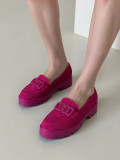 Dámské mokasíny SELINE fuchsiová růžová