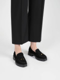 Černé mokasíny LANA