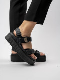 Černé elegantní sandály GENEVE