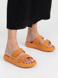 Oranžové letní pantofle FAREA