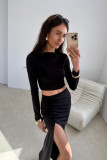 Černá halenka Linnea