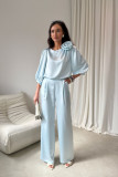 Kalhoty v odstínu baby blue