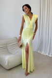 Noelia – maxi šaty ve žluté barvě