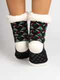 Dámské teplé ponožky SANTA modro-bílé