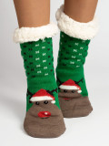 Dámské teplé ponožky Rudolf zelené