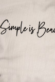 Ecru plus size šaty SIMPLE IS BEAUTIFUL