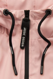 Růžová přechodná parka CLASSIC