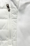 Bílá oboustranná přechodná bunda