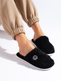 Černé papuče Lucky