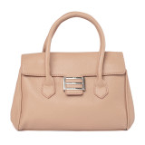 Béžová taška s rukojeťmi a popruhem