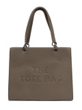 Elegantní kabelka TOTE tmavě béžová
