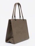 Elegantní kabelka TOTE tmavě béžová