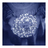 Vánoční světla - 200 LED, 20m, bílá