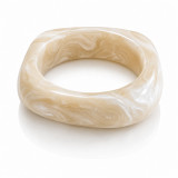 Hranatý pryskyřicový náramek CREME