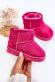 Zateplené růžové slip-on sněhule