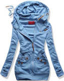 Baby blue mikina D407
