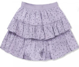 Lila tečkovaná sukně