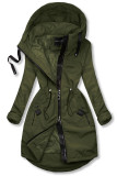 Khaki přechodný plášť/parka