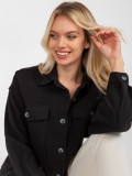 Černá dámská košile s kapsami