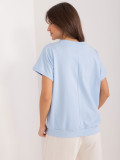 Světlemodré tričko s krátkým rukávem