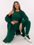 Stylový komplet v tmavě zelené barvě