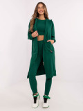 Stylový komplet v tmavě zelené barvě