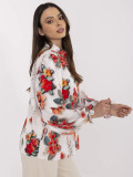 Elegantní květinová blůza