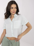 Pruhovaná blůza s krátkým rukávem