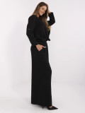 Stylové černé palazzo kalhoty