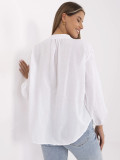 Bílá blůza s dlouhým rukávem